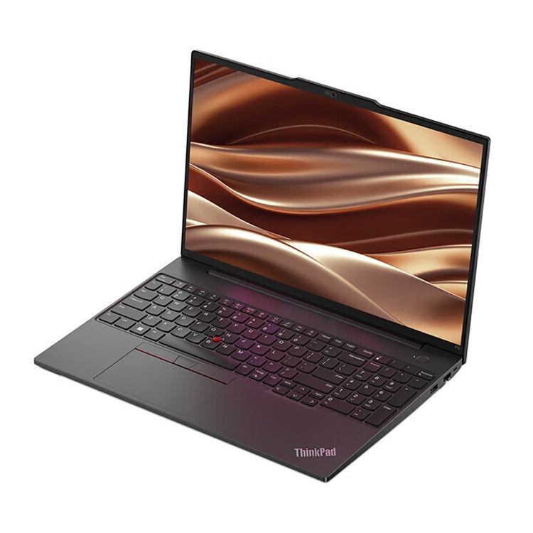 Lenovo ThinkPad E16-B2CD 16 inch laptop showcasing its sleek design and vibrant display.