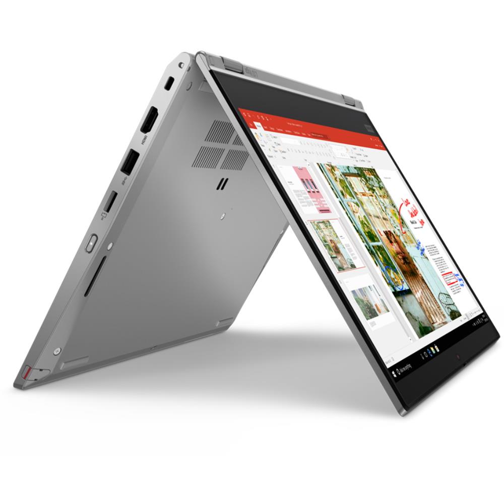 LENOVO ThinkPad L13 YOGA 13.3' FHD IPS TOUCH laptop with Intel Core i5, showcasing its sleek design and touchscreen display.