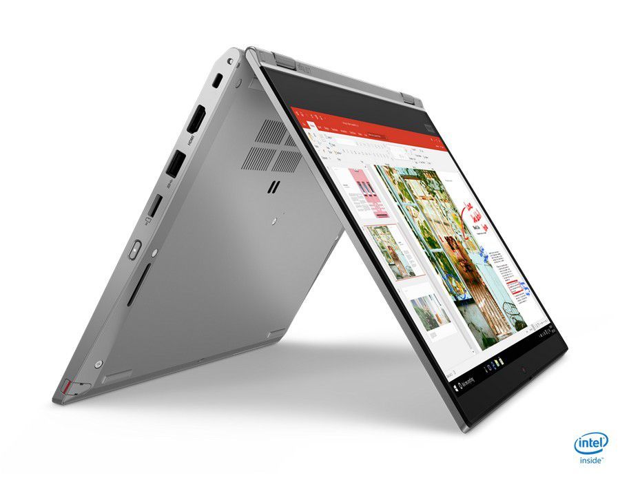 LENOVO ThinkPad L13 YOGA 13.3' FHD IPS TOUCH laptop with Intel i7 processor, showcasing its sleek design and touchscreen display.