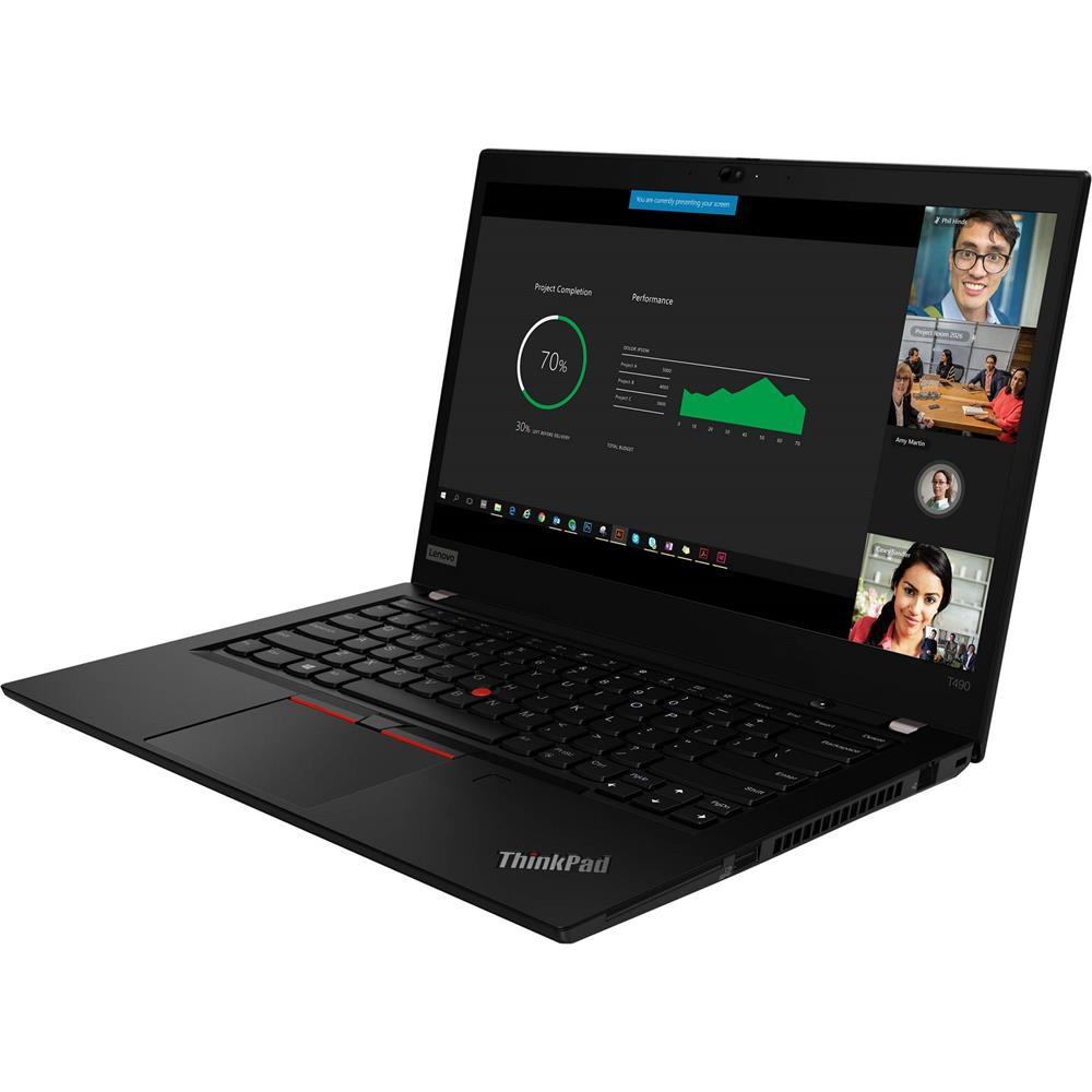 LENOVO ThinkPad L490 14-inch laptop with FHD display, Intel i5 processor, and sleek design.
