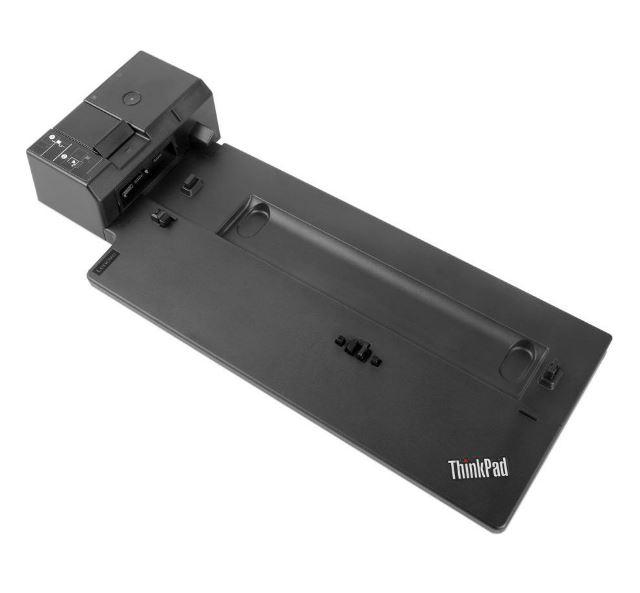 LENOVO ThinkPad Ultra Docking Station with multiple USB ports and video outputs, designed for enterprise use.