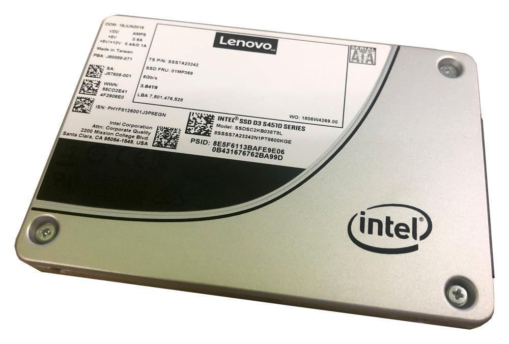LENOVO ThinkSystem 3.5' 240GB Entry SATA 6Gb Hot Swap SSD with sleek design and robust build.