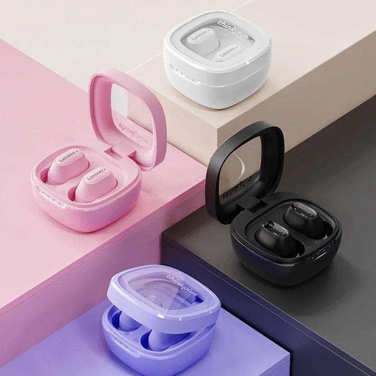 Lenovo XT62 Bluetooth 5.3 In-Ear Noise Reduction Wireless Bluetooth earbuds in a compact charging case, showcasing their sleek design and portability.