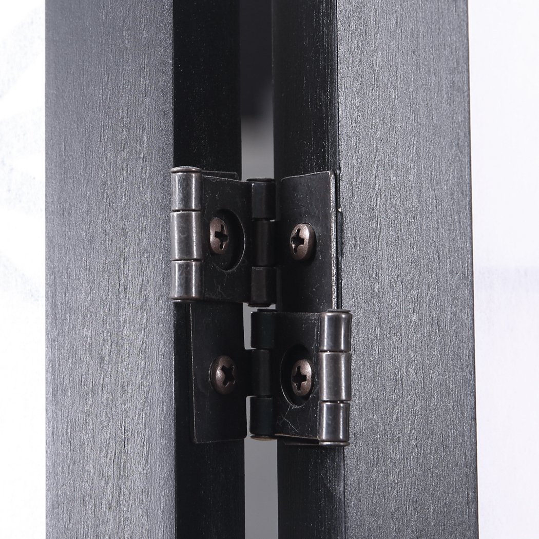 Levede 4 Panel Room Divider featuring a wooden frame and non-woven fabric, ideal for creating privacy in various settings.