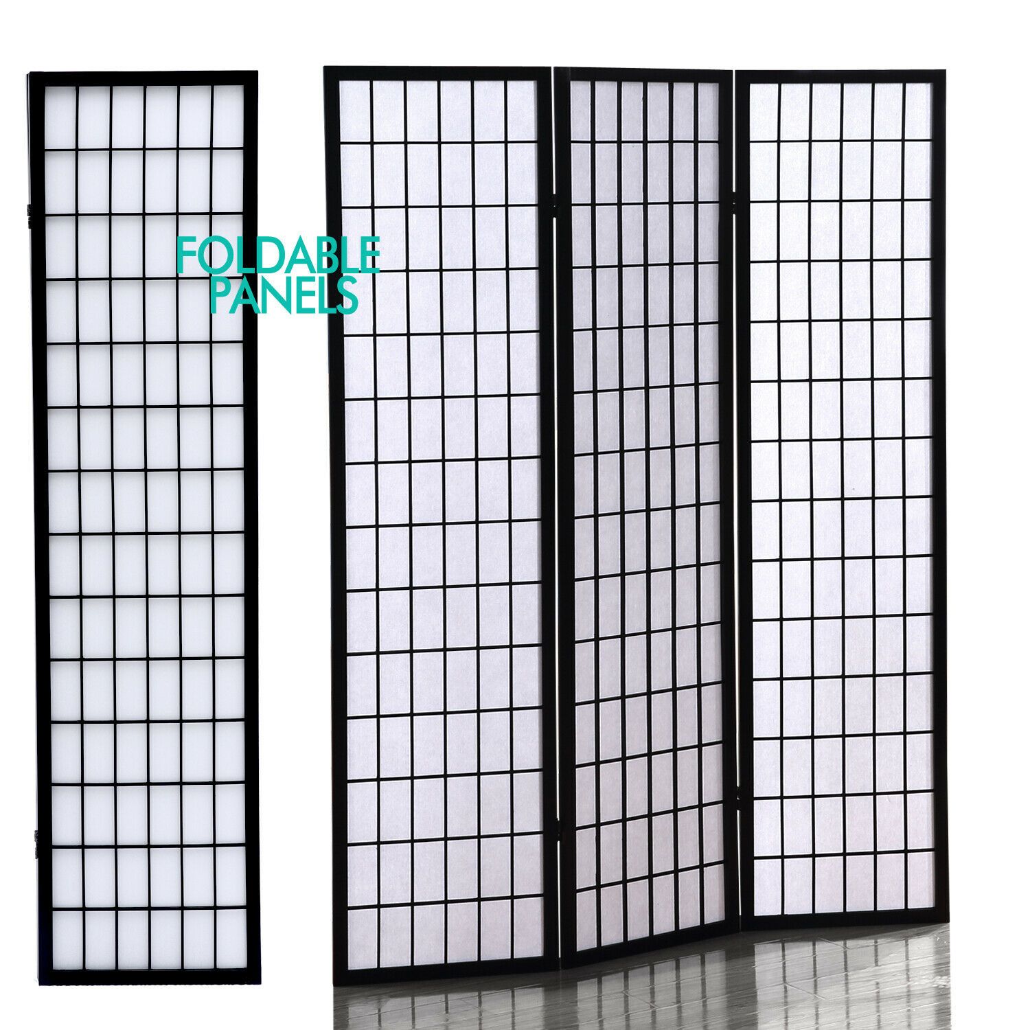 Levede 8 Panel Free Standing Foldable Room Divider Privacy Screen in a stylish setting, showcasing its elegant design and functionality.