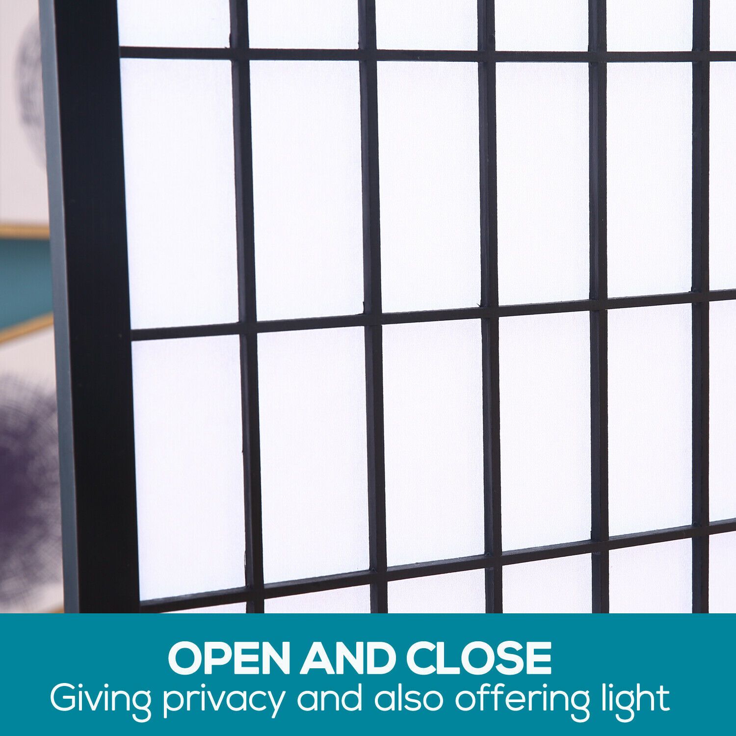 Levede 8 Panel Free Standing Foldable Room Divider Privacy Screen in a stylish setting, showcasing its elegant design and functionality.