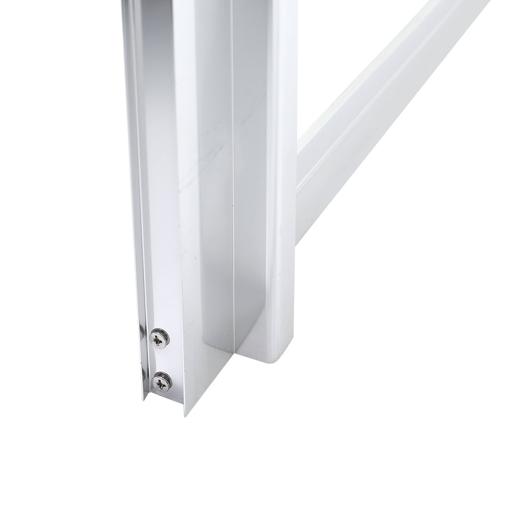 Levede Bath Shower Enclosure Screen with Seal Strip, featuring clear tempered glass and aluminium alloy frame, ideal for modern bathrooms.