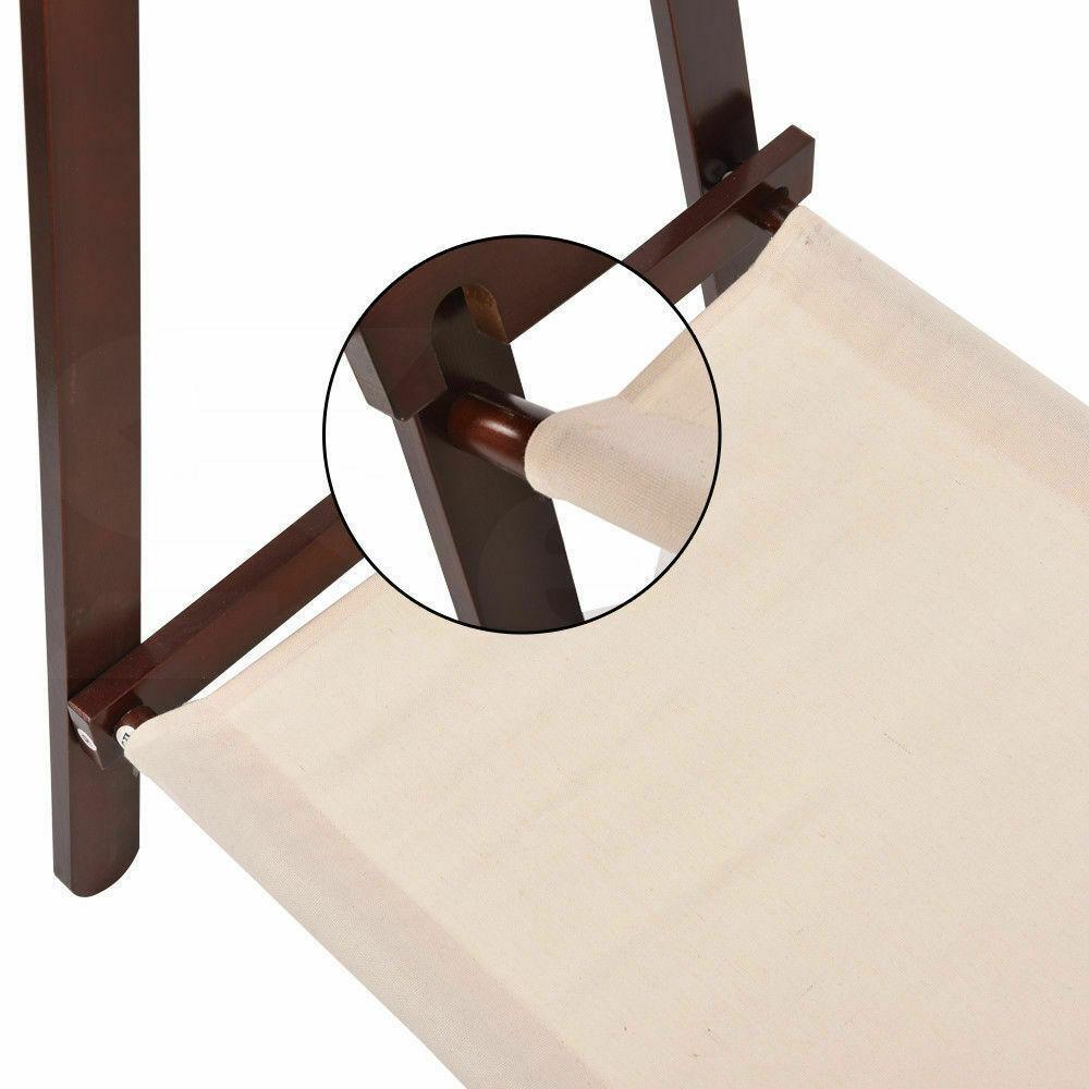 Levede Clothes Stand Garment Drying Rack made of pine wood, featuring a 3-in-1 design with hanging rail, shoe rack, and hooks, suitable for various rooms.