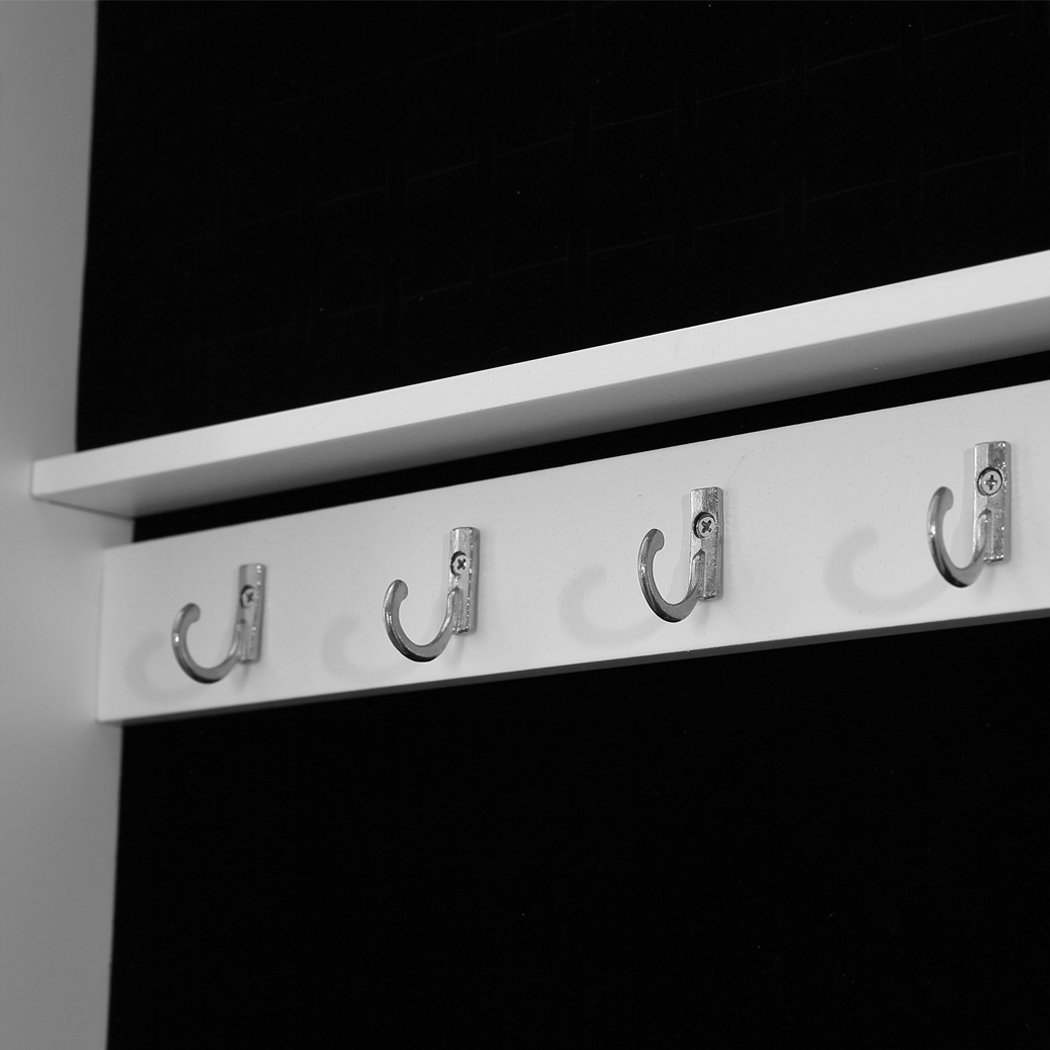 Levede Jewellery Cabinet Full Length Mirror with elegant design and ample storage for jewellery, featuring LED light and lockable door.