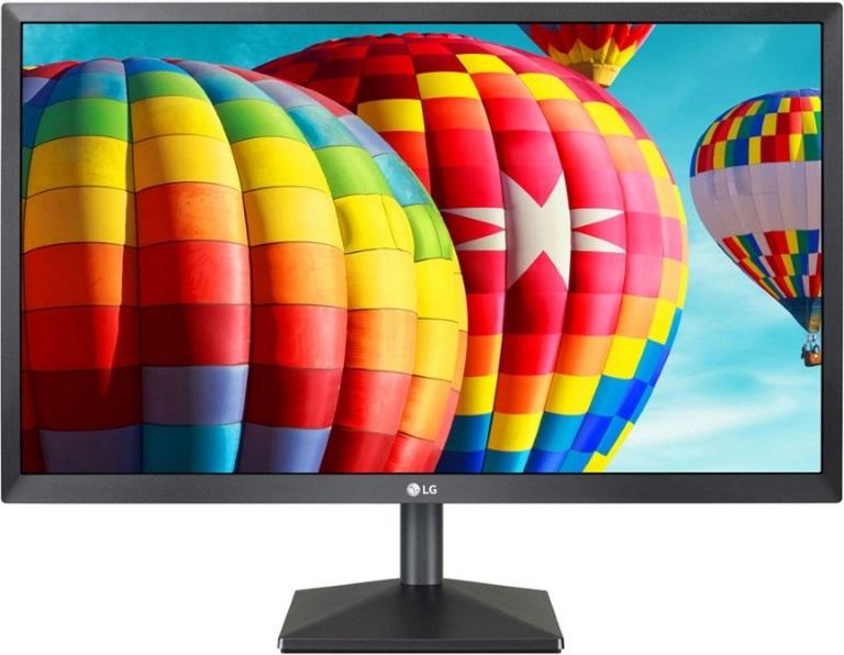 LG 27-inch IPS Full HD FreeSync Monitor with HDMI and VGA ports, showcasing vibrant colors and sleek design.