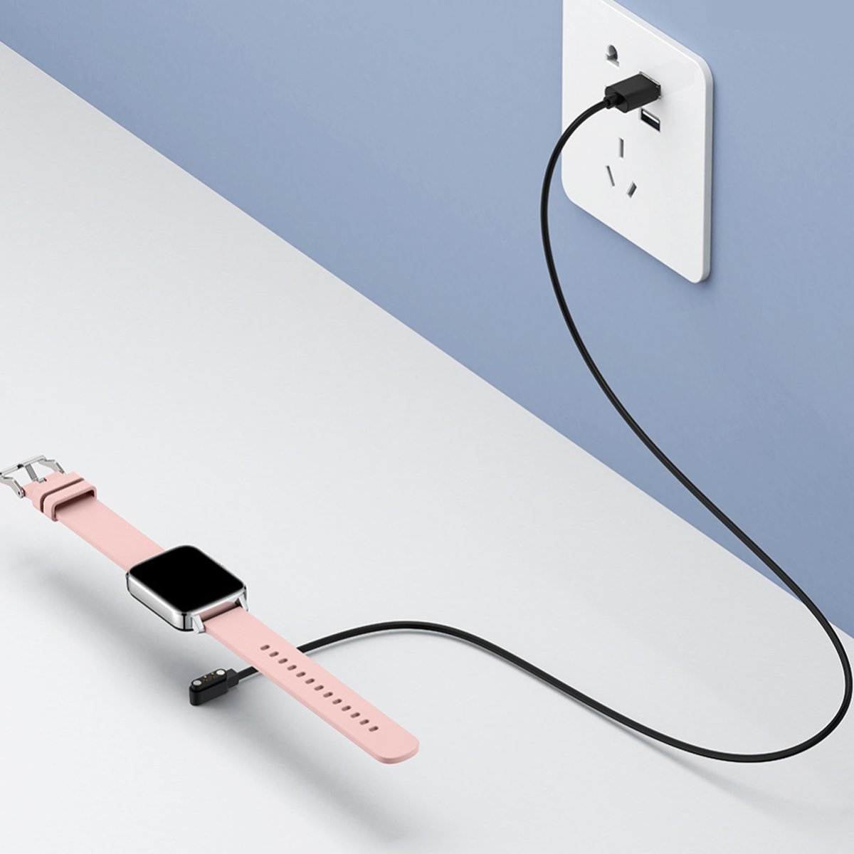 Lifestyle Smart Watch featuring heart health monitor, customizable screen, and fitness tracking capabilities, displayed on a wrist.