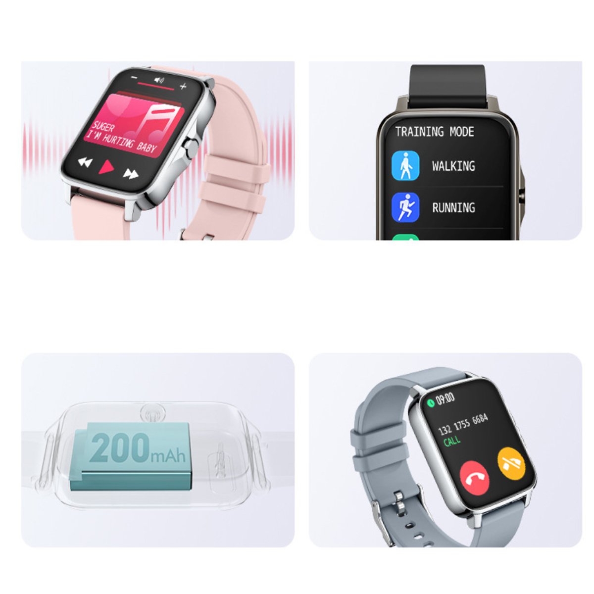 Lifestyle Smart Watch featuring heart health monitor, customizable screen, and fitness tracking capabilities, displayed on a wrist.