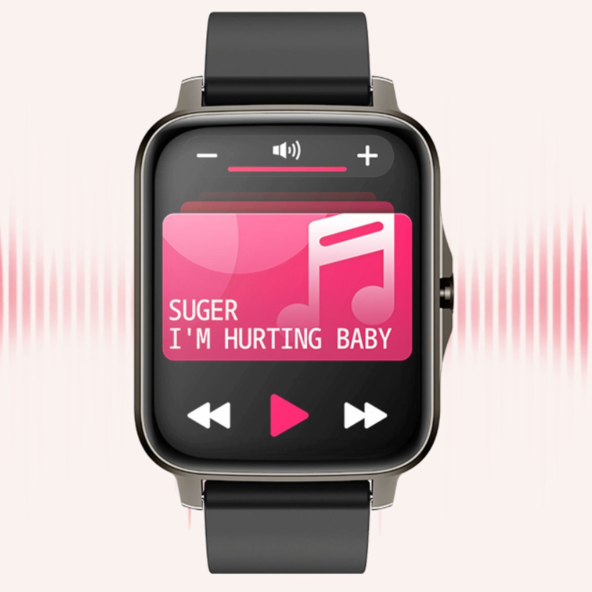 Lifestyle Smart Watch featuring heart health monitor, customizable screen, and fitness tracking capabilities, displayed on a wrist.
