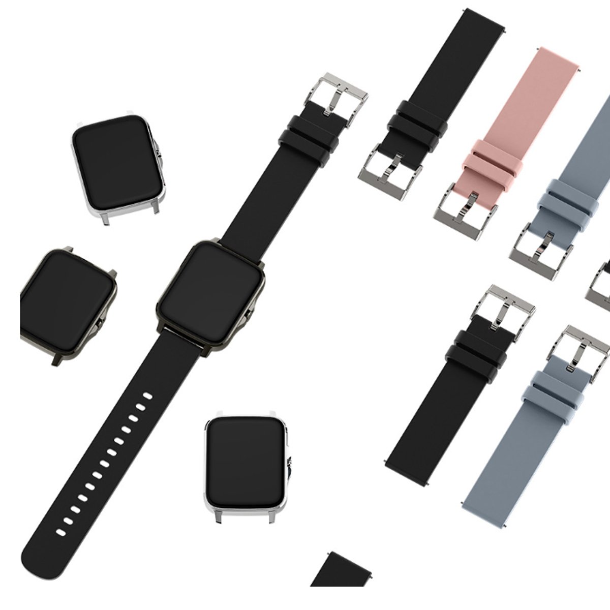 Lifestyle Smart Watch featuring heart health monitor, customizable screen, and fitness tracking capabilities, displayed on a wrist.