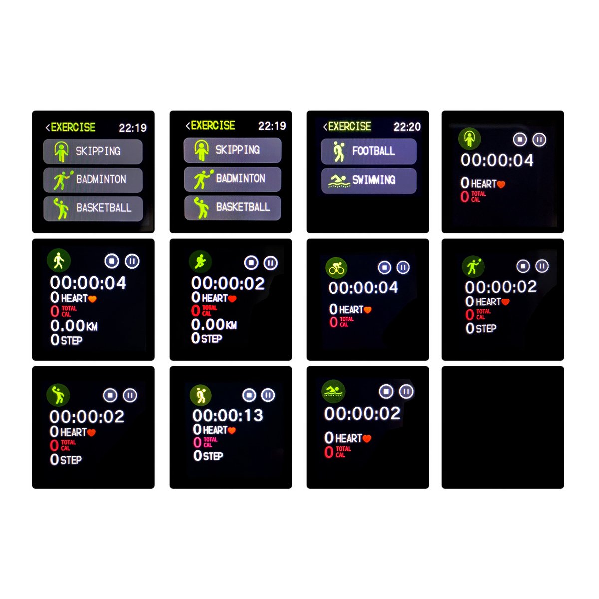 Lifestyle Smart Watch featuring heart health monitor, customizable screen, and fitness tracking capabilities, displayed on a wrist.