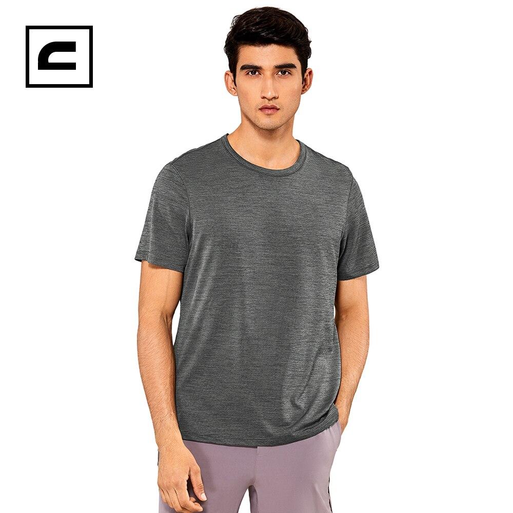 Lightweight Pima cotton workout shirt for men, showcasing its quick-dry fabric and comfortable fit, ideal for athletic activities.