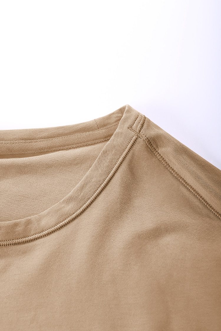 Lightweight Pima cotton workout shirt for men, showcasing its quick-dry fabric and comfortable fit, ideal for athletic activities.