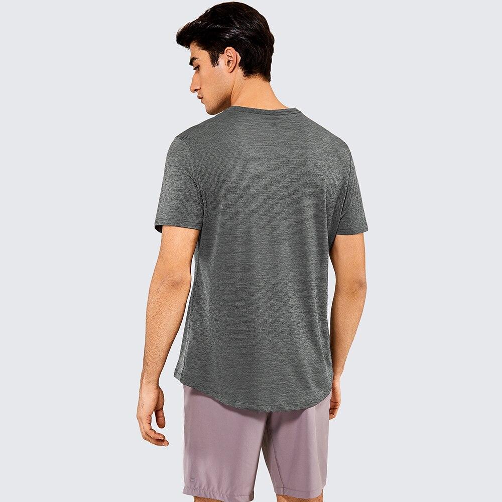 Lightweight Pima cotton workout shirt for men, showcasing its quick-dry fabric and comfortable fit, ideal for athletic activities.