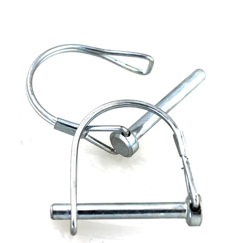 Lock Pin Round 2 Wire Zinc Plated, showcasing its durable design and zinc finish, ideal for heavy-duty applications.