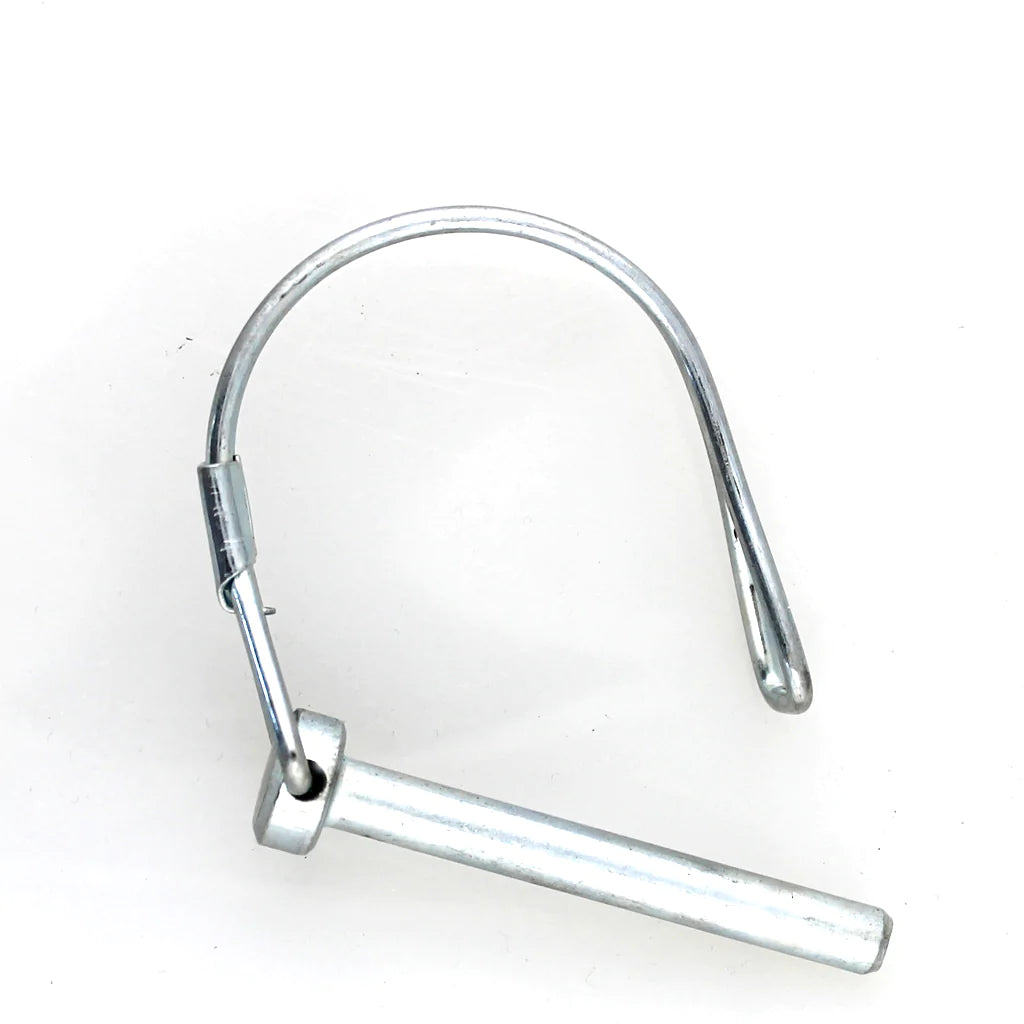 Lock Pin Round 2 Wire Zinc Plated, showcasing its durable design and zinc finish, ideal for heavy-duty applications.