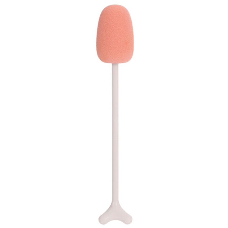 Long Handle Vertical Cup Brush for cleaning baby bottles, featuring a durable sponge head and a stable triangle bracket.