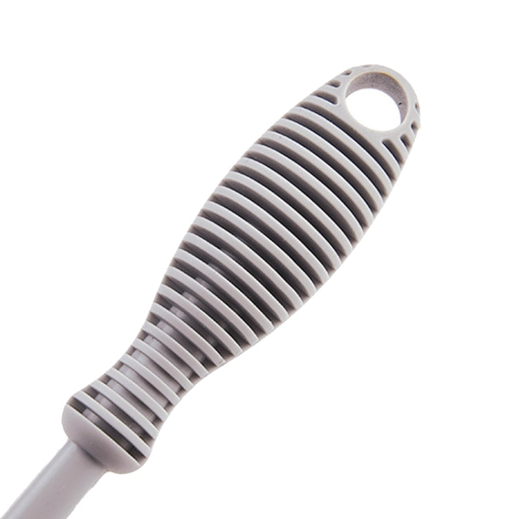 Long Household Silicone Bottle Glass Brush with soft bristles and ergonomic handle, ideal for cleaning bottles and thermoses.