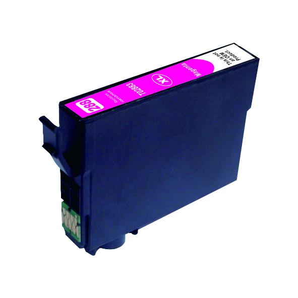 Magenta Compatible Inkjet Cartridge for Epson printers, designed as a replacement for 288XL, showcasing vibrant color and easy installation.