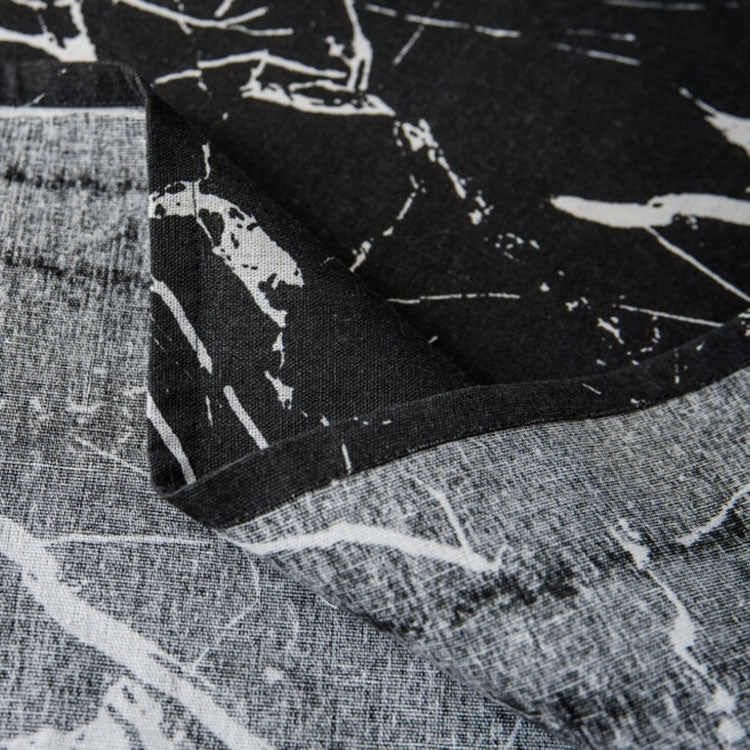 Elegant Marble Pattern Minimalist Tablecloth made of cotton and linen, perfect for dining tables at various events.