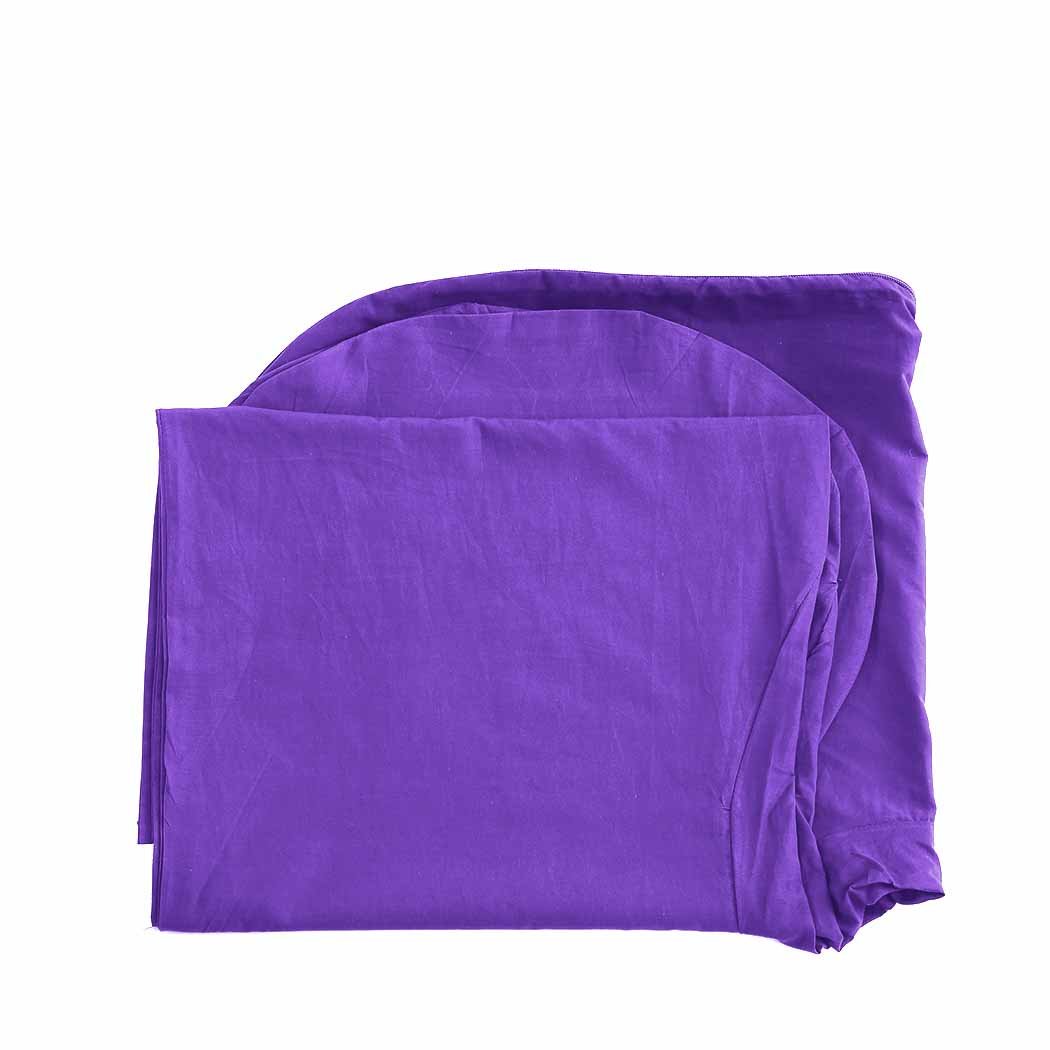 DreamZ U-Shape Maternity Pillow in plum color, designed for pregnancy support and nursing, showcasing its soft cotton material and unique shape.