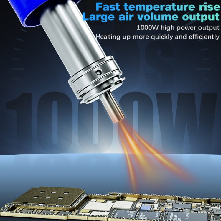 Mechanic 861DS 2 in 1 Dual Function Hot Air Gun and Electric Soldering Station with color display and ergonomic design.