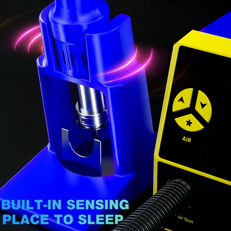 Mechanic 861DS 2 in 1 Dual Function Hot Air Gun and Electric Soldering Station with color display and ergonomic design.