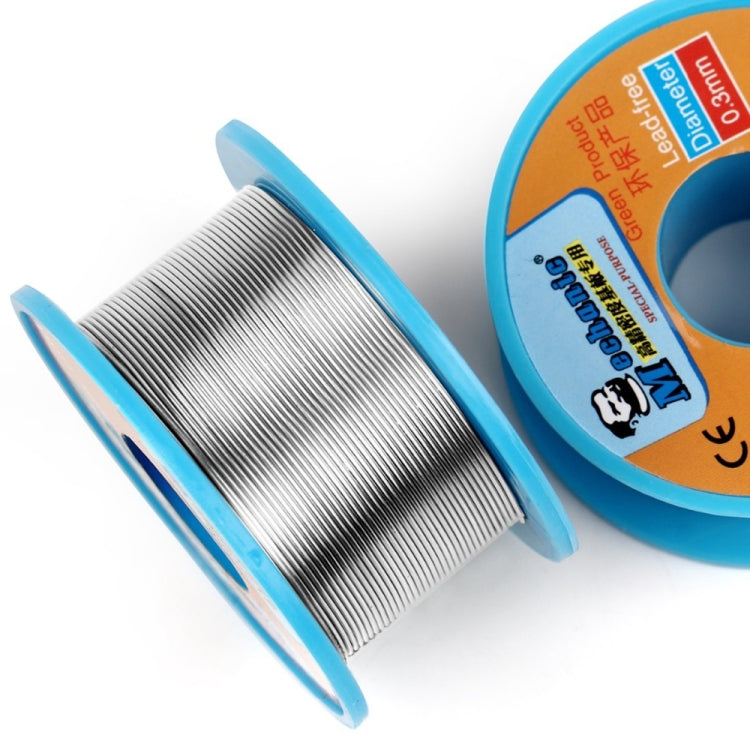 Mechanic HBD-366 40g Tin Solder Wire in a compact tin, showcasing its lead-free rosin core and low melting point for efficient soldering.