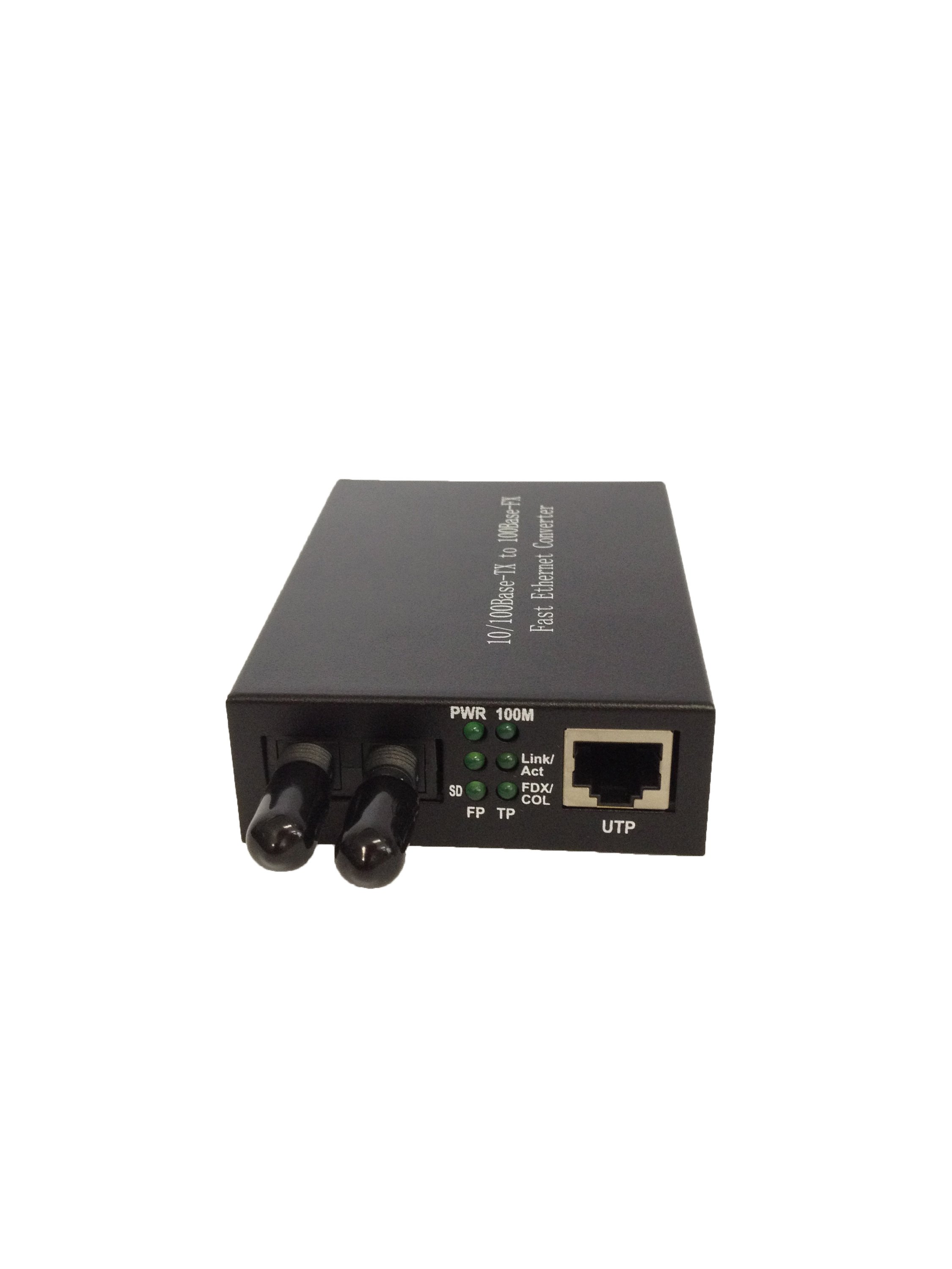 Media Converter RJ45-ST 10/100 Multimode with SC, FT, and FC connectors for seamless data transmission.