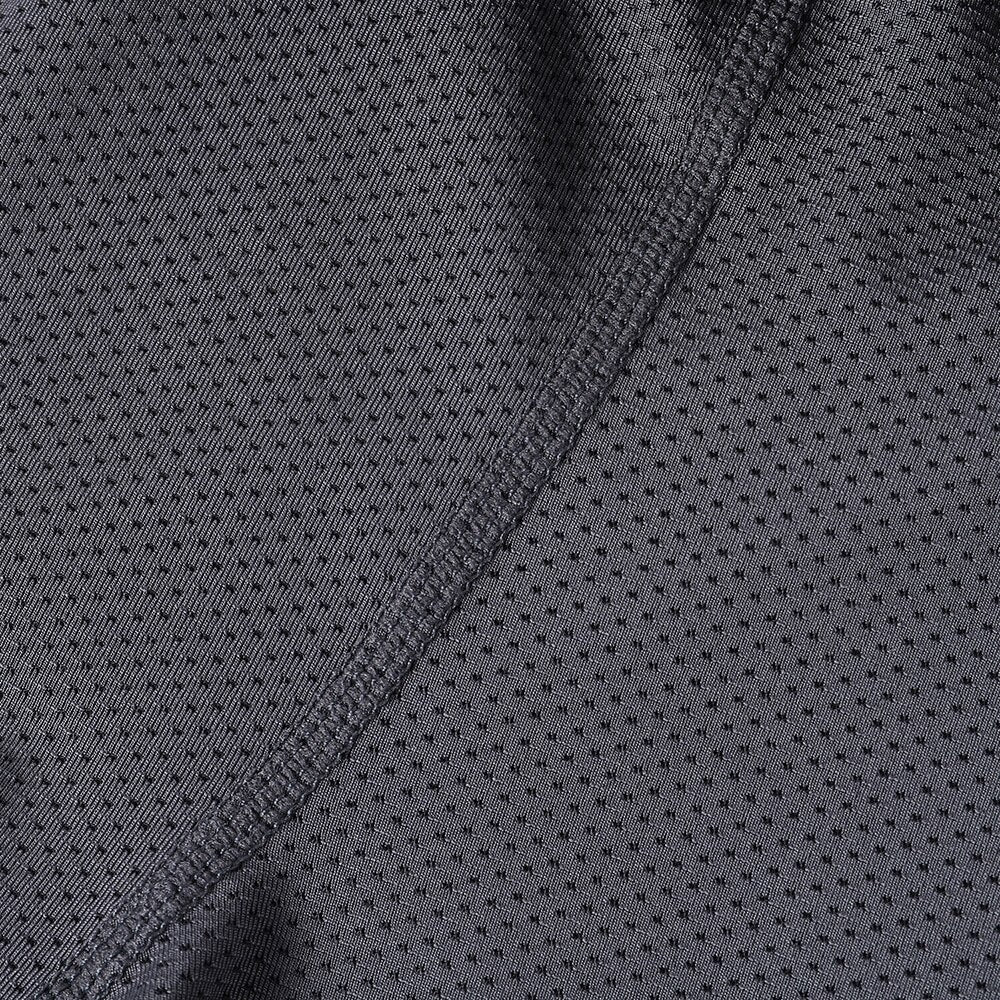 Men's 7 Inch Running Shorts in blue, gray, and black, featuring a 2-in-1 design and a pocket for essentials.