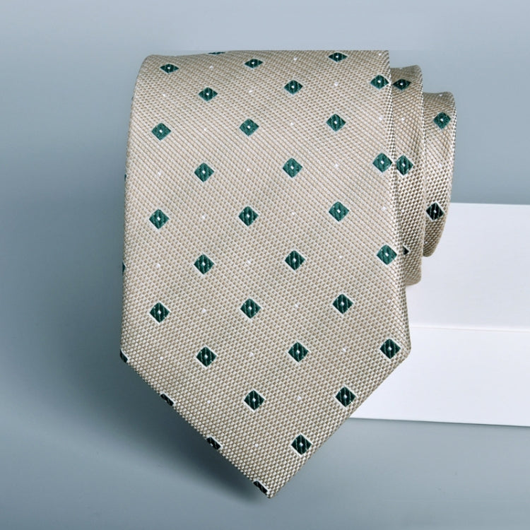 Men's formal casual business floral tie made of polyester silk, featuring intricate jacquard patterns in various colors.