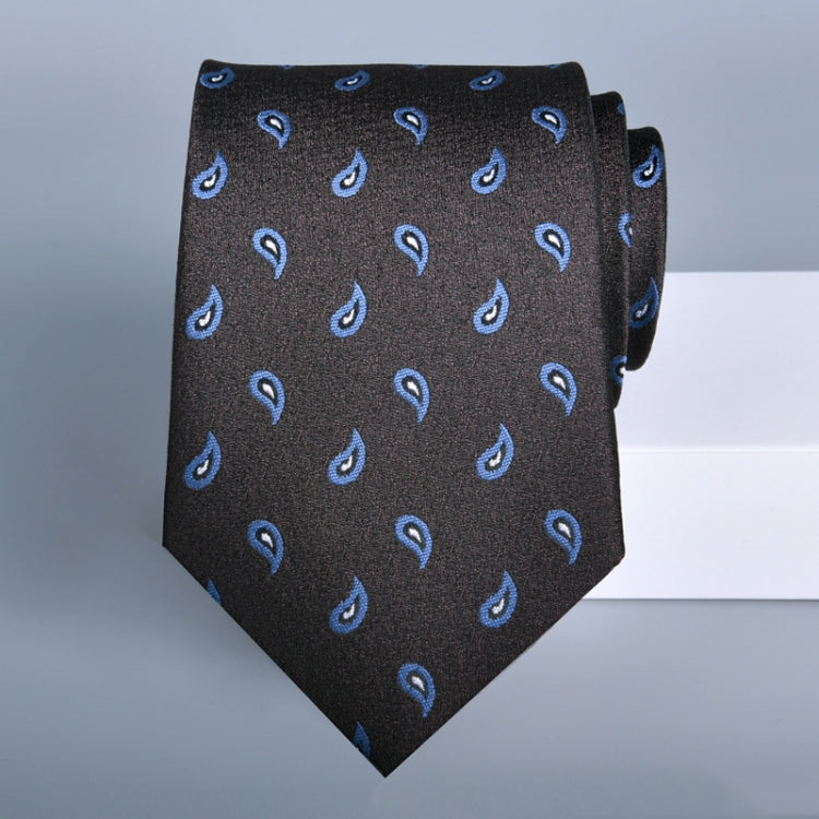 Men's formal casual business floral tie made of polyester silk, featuring intricate floral patterns in various colors, perfect for business and casual settings.