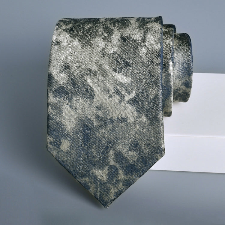 Men's formal casual business floral tie made of polyester silk, featuring intricate jacquard patterns in various colors, perfect for any occasion.