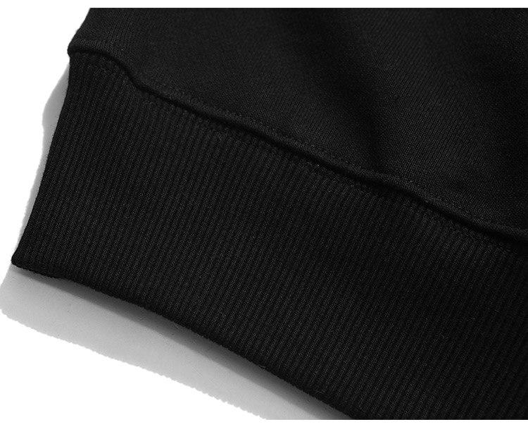 Men's hooded sweatshirt featuring colorful letter patches and diamond accents, with a large front pocket, perfect for casual streetwear.