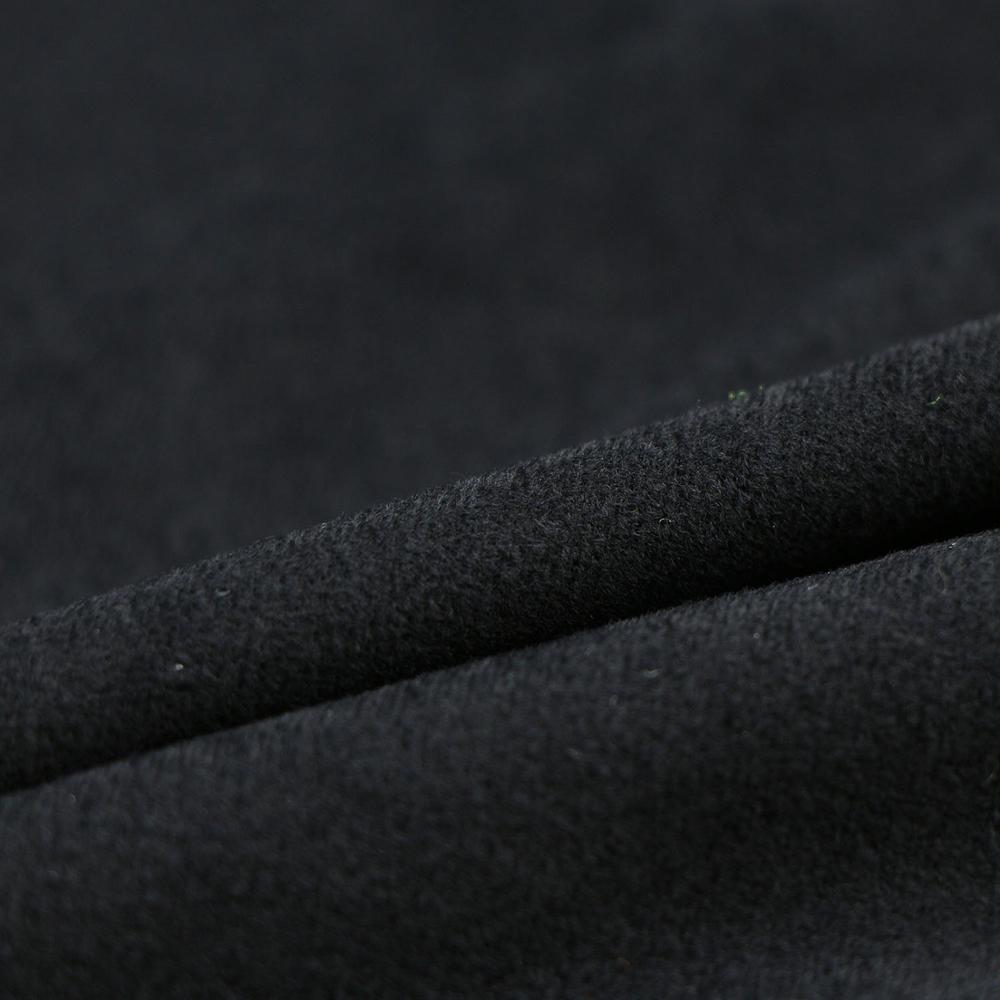 Men's winter thermal fleece running tights in black, designed for warmth and comfort during outdoor workouts.