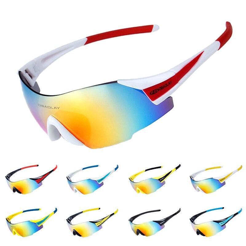 Men and women cycling sunglasses with UV protection, lightweight design, and anti-glare lenses, suitable for outdoor sports.