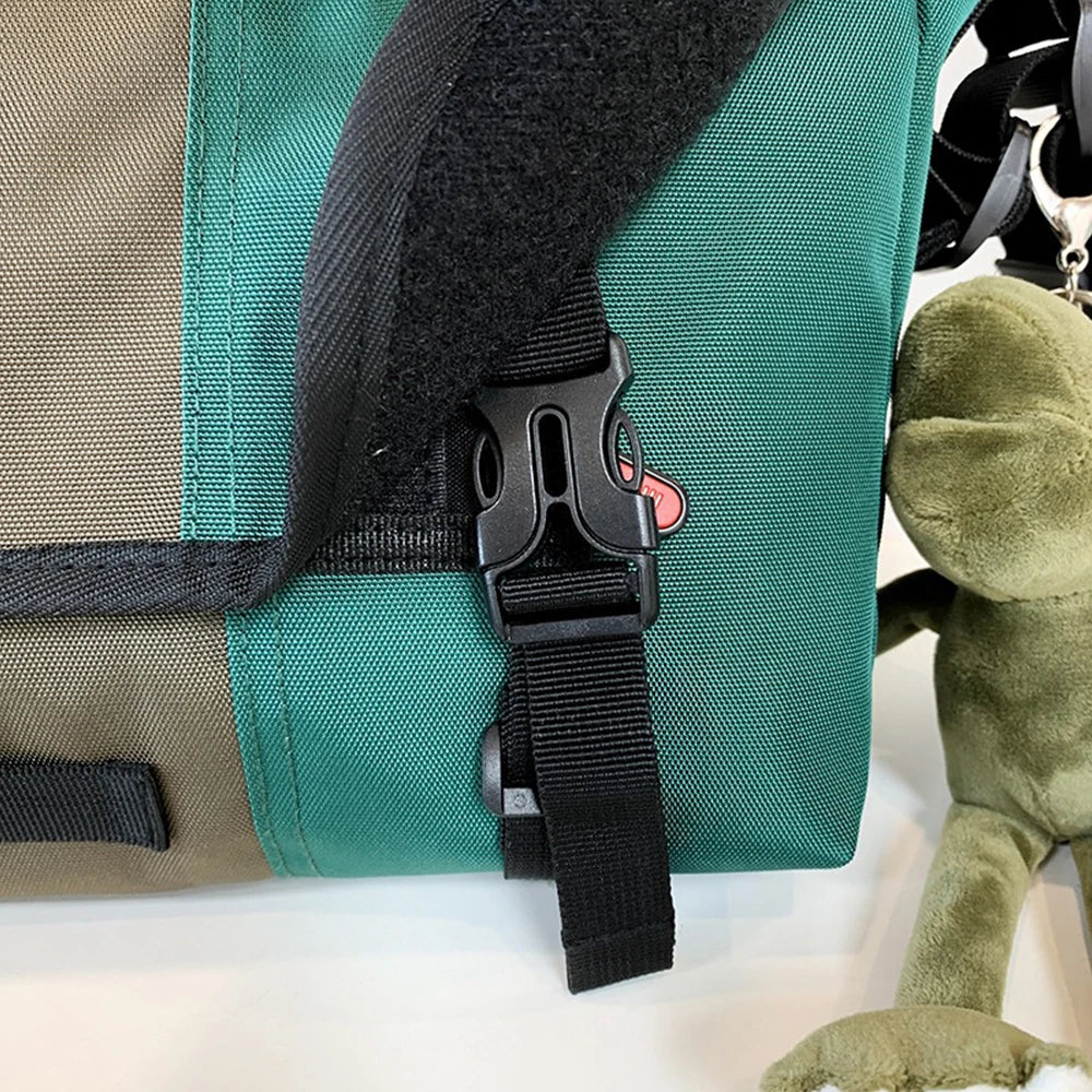 Men's Shoulder Bag made of high-quality Oxford material, featuring a sleek design and adjustable strap, available in multiple colors.