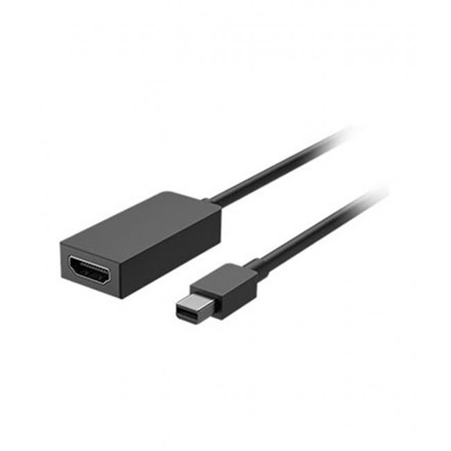 Microsoft mini Display to HDMI adapter for Surface Pro, compact and portable design for easy connectivity.