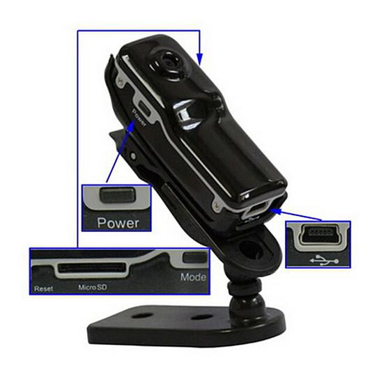 Mini DVR Wireless Camera with sound-activated recording, showcasing its compact design and high-definition lens.