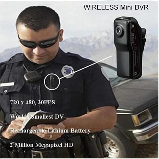 Mini DVR Wireless Camera with sound-activated recording, showcasing its compact design and high-definition lens.