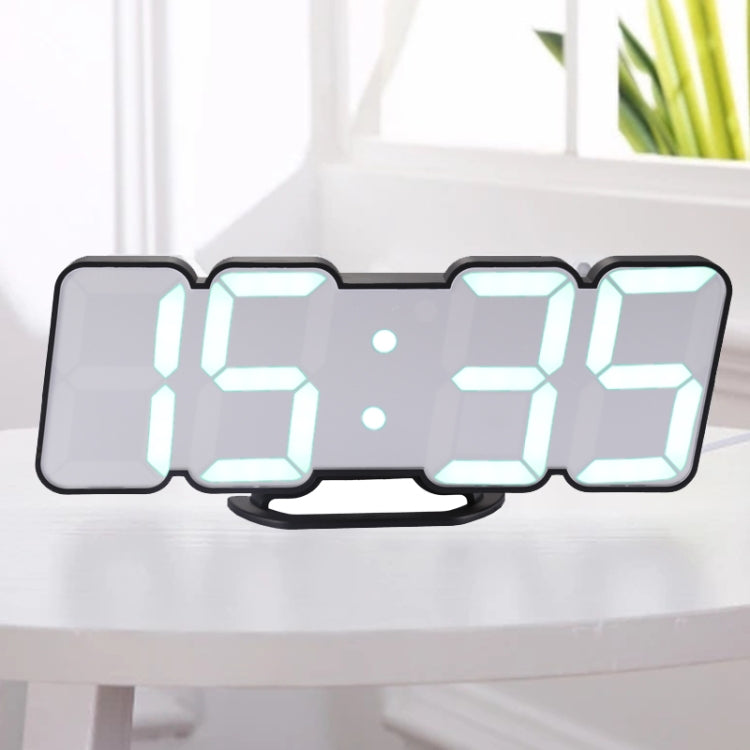 Modern 3D LED Sound Control Colorful Digital Alarm Clock with vibrant LED display and remote control functionality.