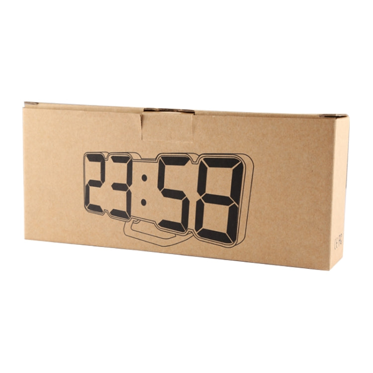 Modern 3D LED Sound Control Colorful Digital Alarm Clock with vibrant LED display and remote control functionality.