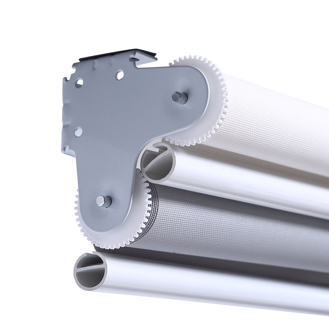 Modern Day/Night Double Roller Blinds in 210x210cm, showcasing dual-layer design for light control and elegant finish.