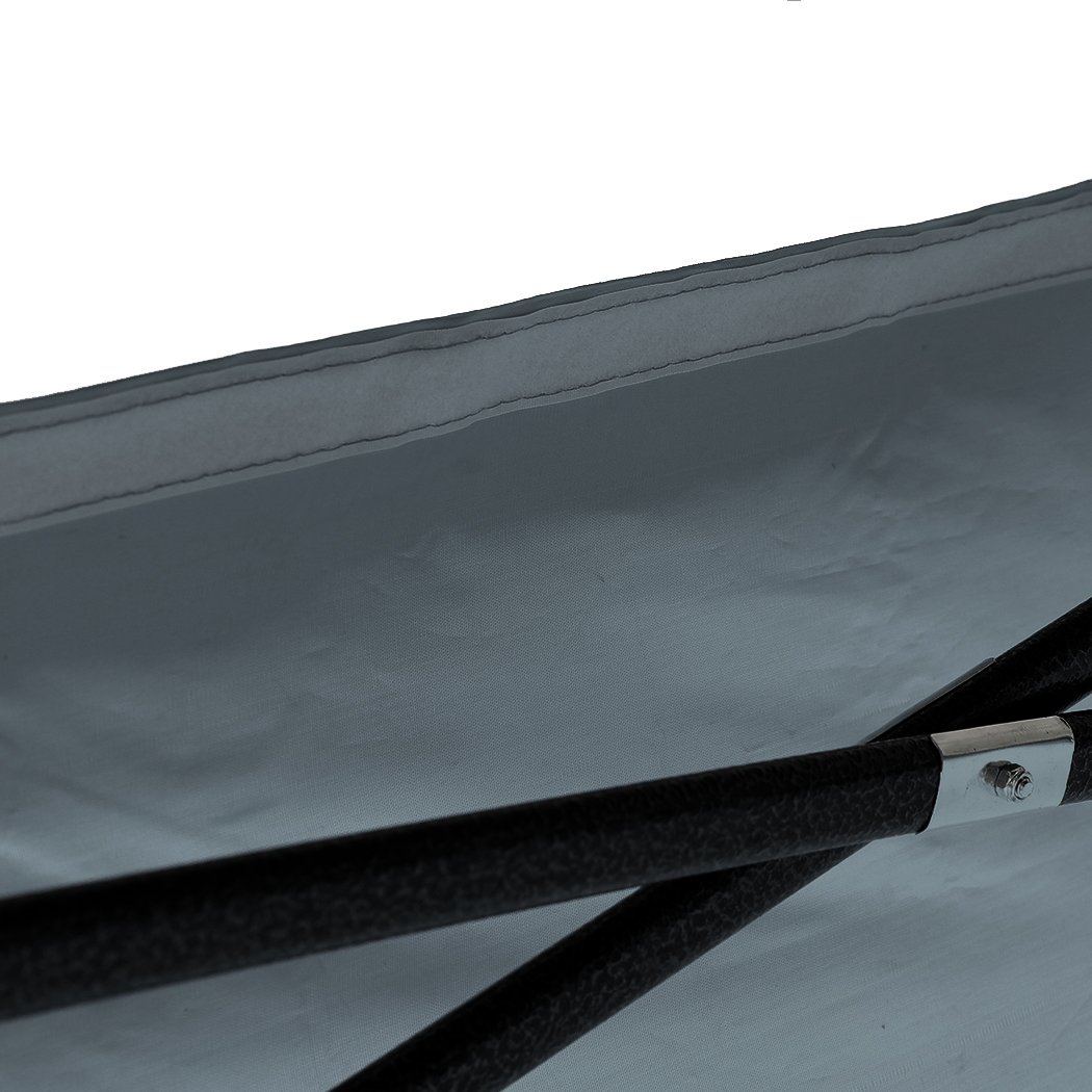 Mountview Gazebo Tent 3x3 with a sturdy steel frame and waterproof fabric, set up outdoors providing shade and protection.