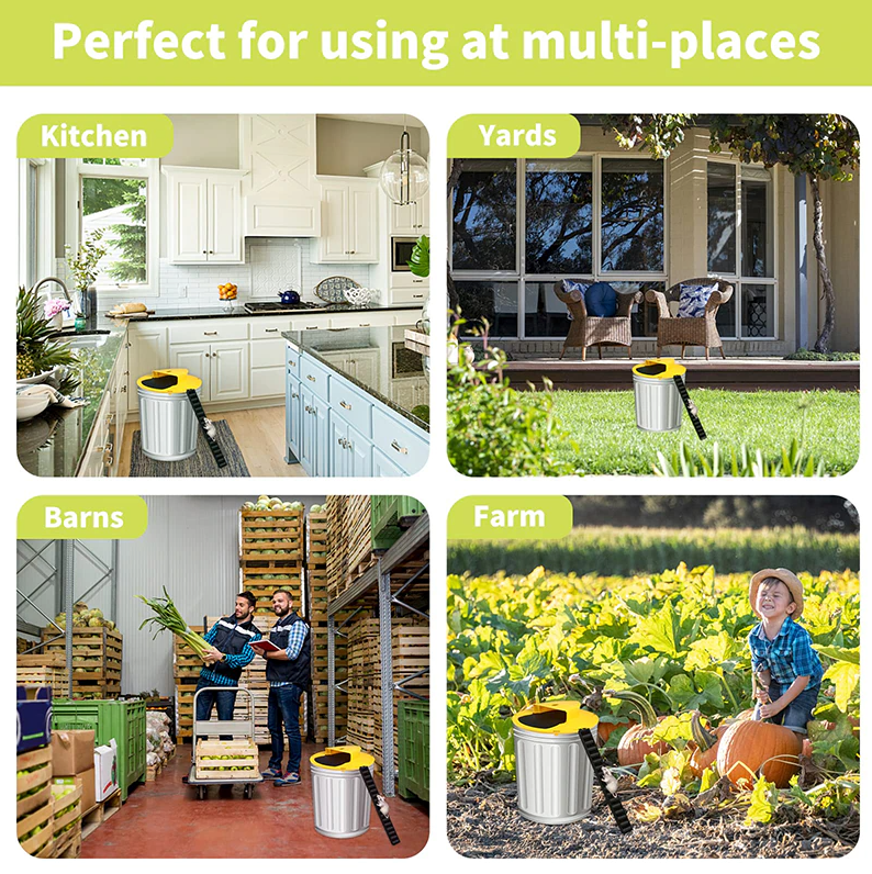 Mouse Rat Trap Flip & Slide designed for humane rodent capture, featuring a flip-top mechanism for easy use with a standard 5-gallon bucket.