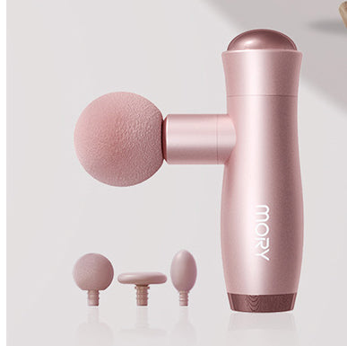 Moyun Fascia Gun Muscle Relaxation Massager in sleek design, showcasing its ergonomic shape and high-quality aluminum alloy body.